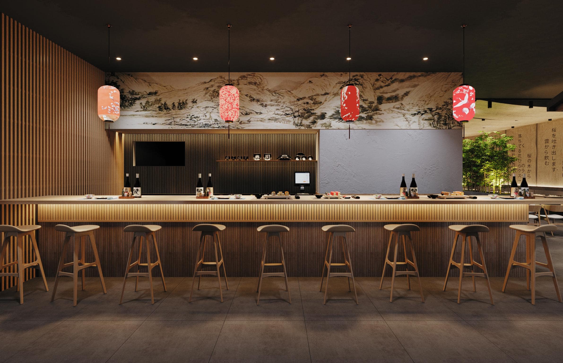 Issho Izakaya & Sushi Rendering