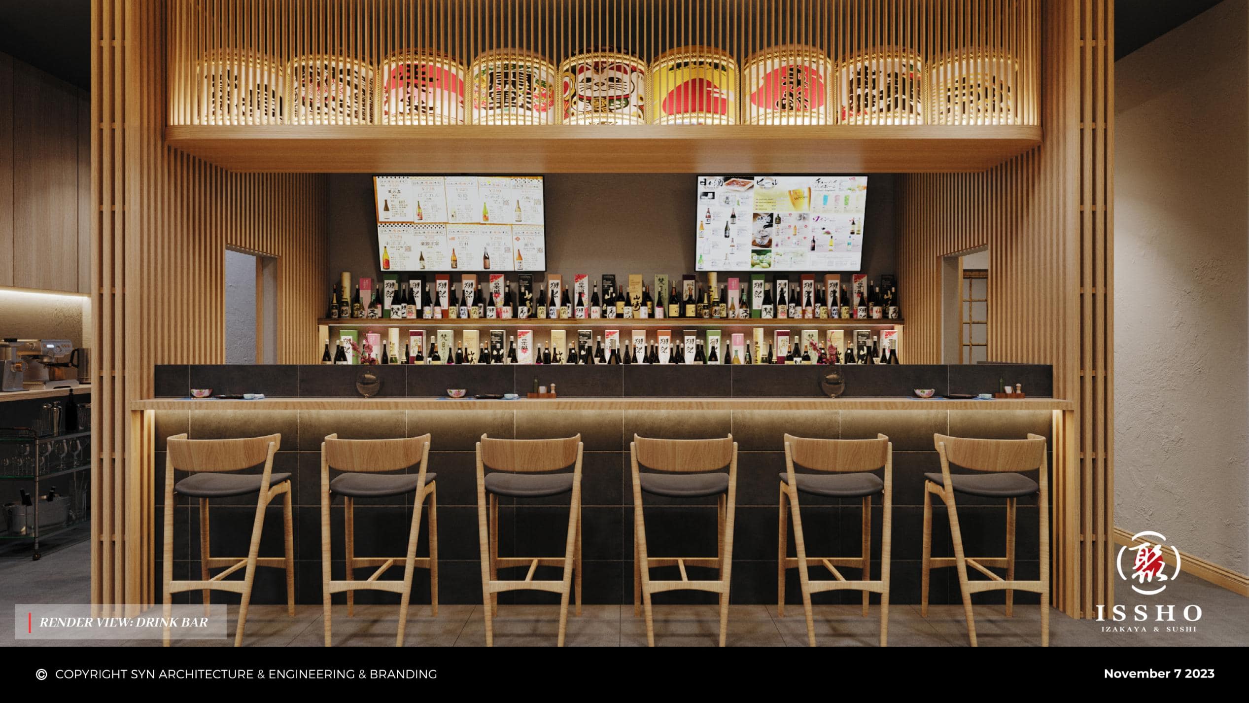 Issho Izakaya & Sushi Final Design