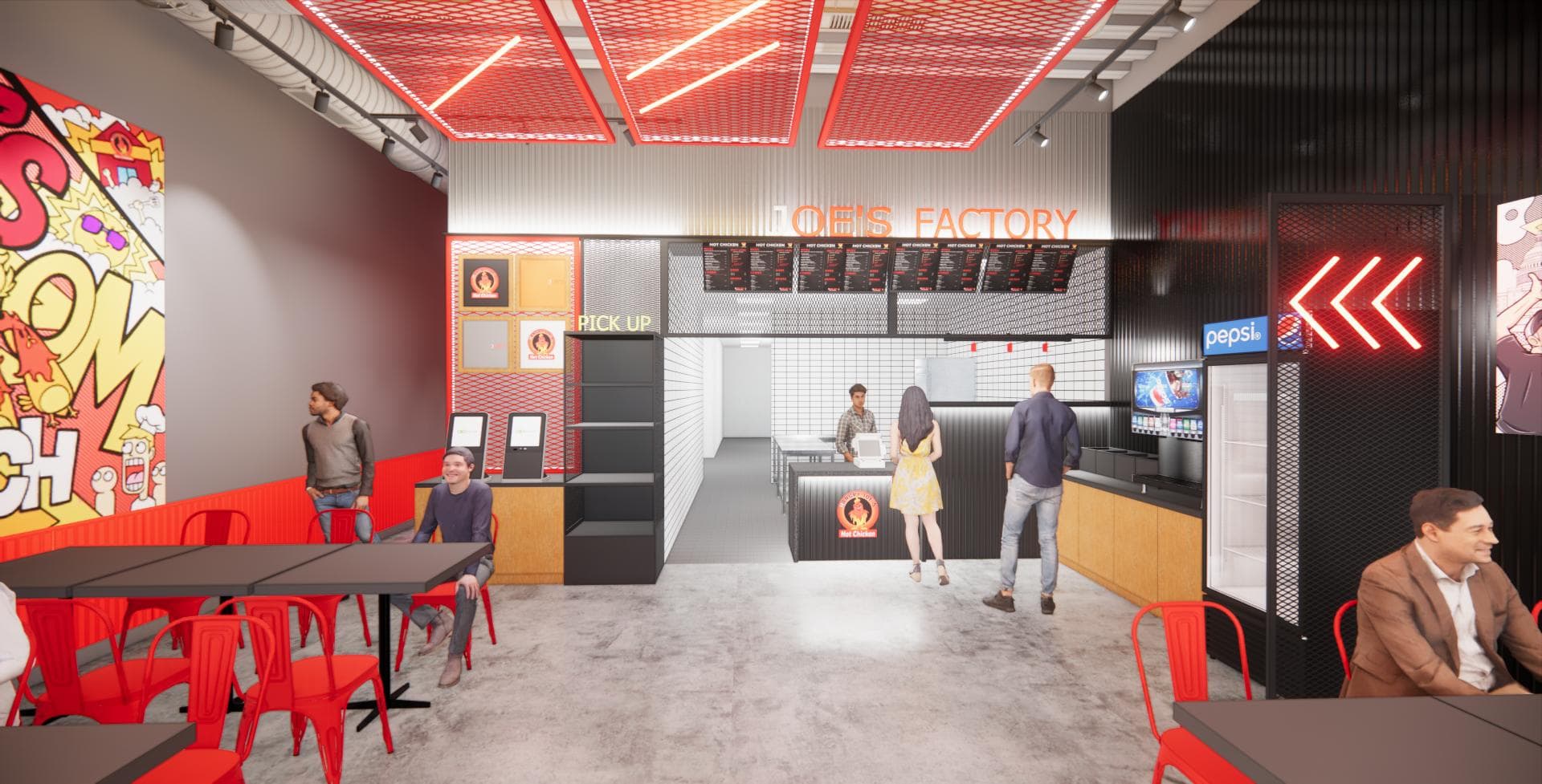 Hangry Joe's Hot Chicken Model Image