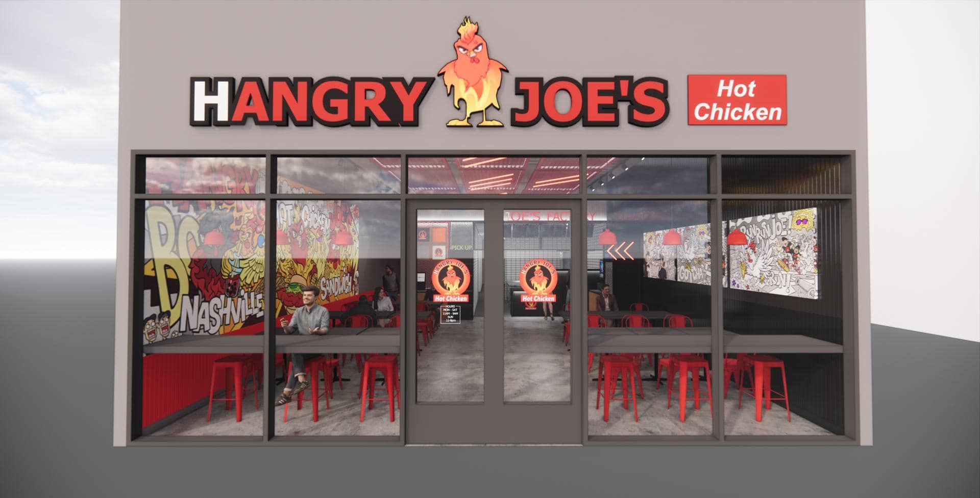 Hangry Joe's Hot Chicken Exterior View