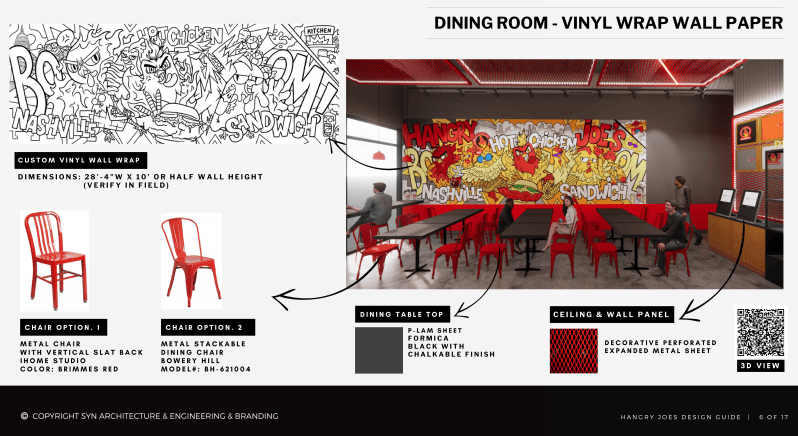 Hangry Joe's Hot Chicken Rendering